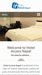 Mobile Screenshot of hotelaccessnepal.com