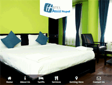 Tablet Screenshot of hotelaccessnepal.com